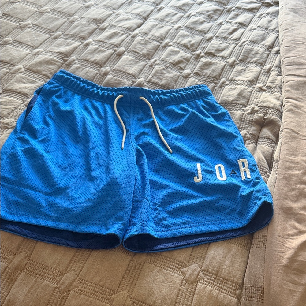 Jordan Men’s Athletic Mesh Shorts in Bright Blue